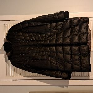 Women's black puffy coat